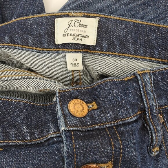 J.Crew Straightaway Button-Fly Straight Leg Jeans - Picture 8 of 13